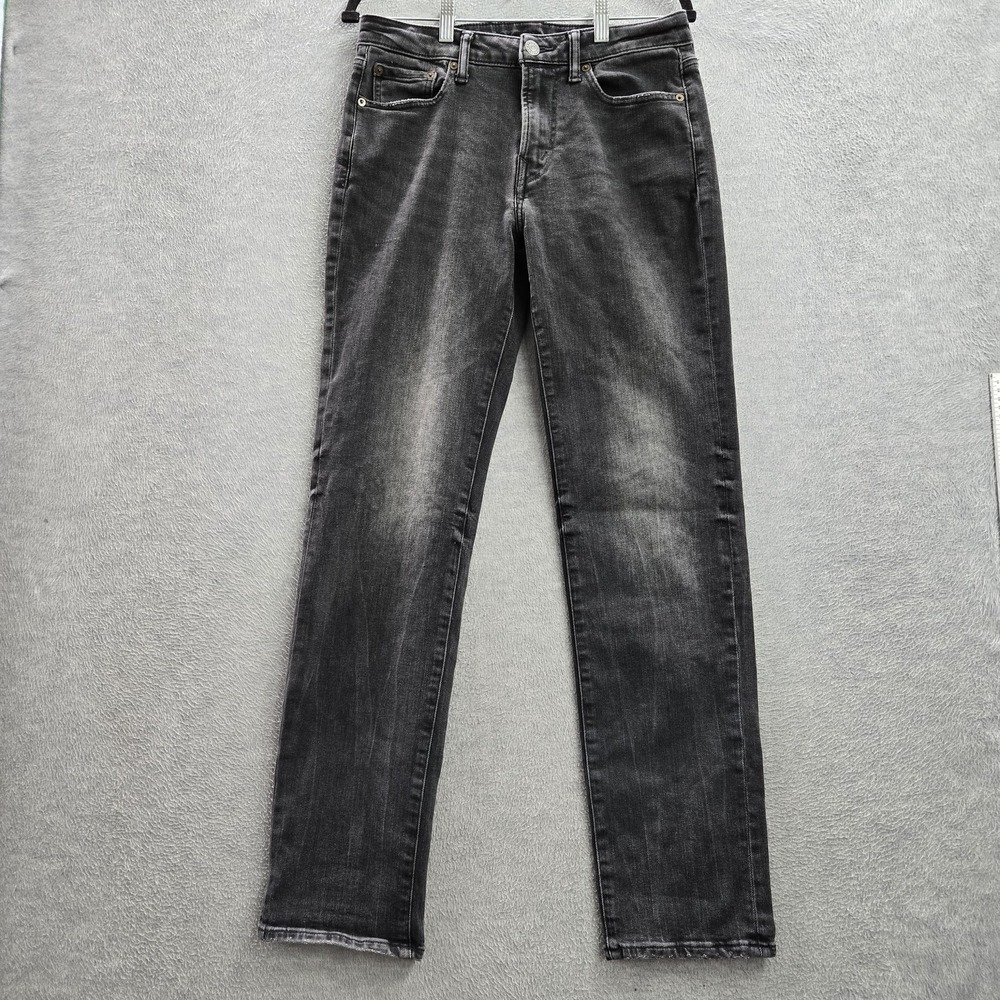 American Eagle Outfitters Men Jeans 30X34 Black Denim Original Straight